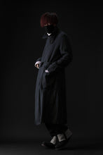 Load image into Gallery viewer, ISAMU KATAYAMA BACKLASH OVER COAT / GARMENT NATURAL DYED WOVEN + ELECTRIC HEATING LINER (INDIGO)