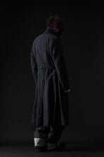 Load image into Gallery viewer, ISAMU KATAYAMA BACKLASH OVER COAT / GARMENT NATURAL DYED WOVEN + ELECTRIC HEATING LINER (INDIGO)