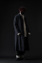 Load image into Gallery viewer, ISAMU KATAYAMA BACKLASH OVER COAT / GARMENT NATURAL DYED WOVEN + ELECTRIC HEATING LINER (INDIGO)