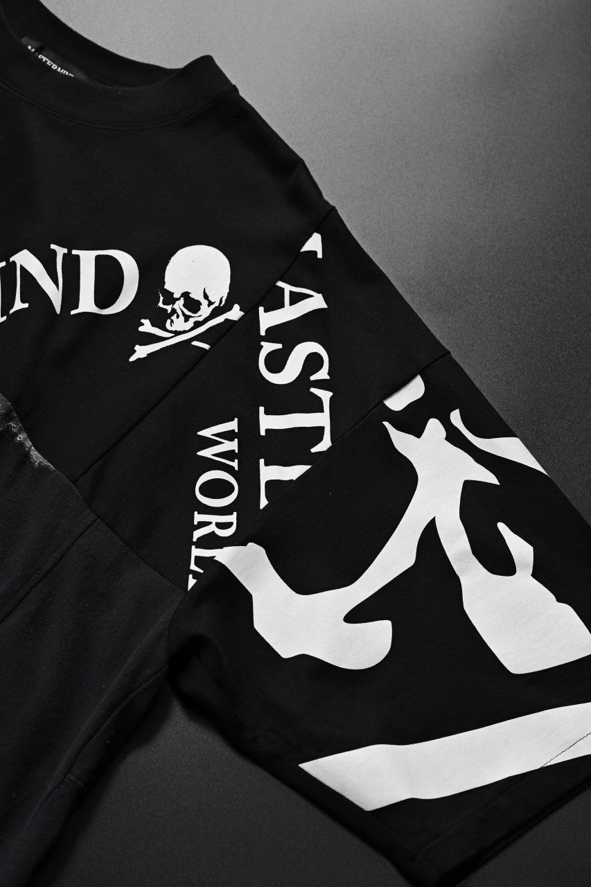画像をギャラリービューアに読み込む, mastermind JAPAN x CHANGES exclusive ReBUILD T-SHIRT / OVERFIT (BLACK #A)