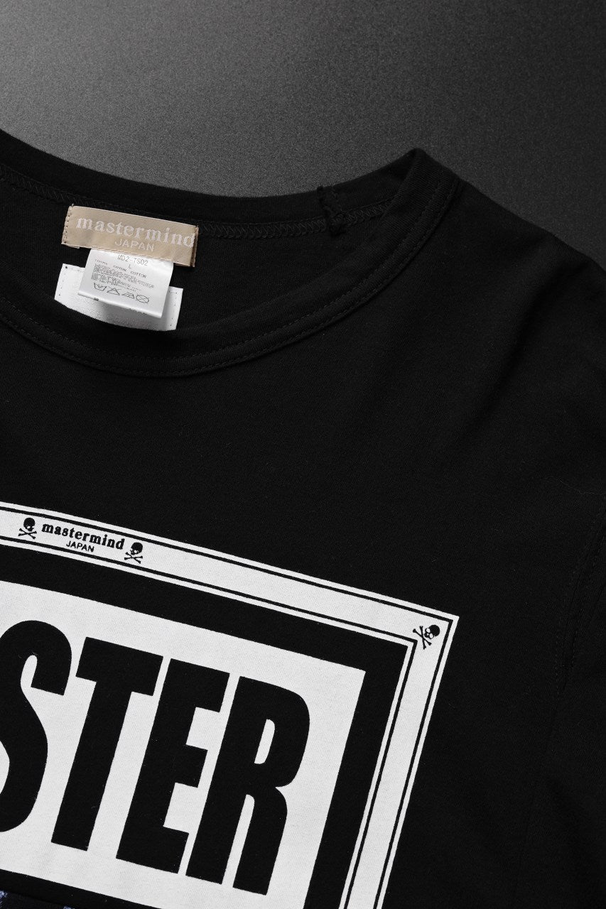画像をギャラリービューアに読み込む, mastermind JAPAN x CHANGES exclusive ReBUILD T-SHIRT / OVERFIT (BLACK #B)