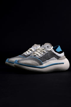 画像をギャラリービューアに読み込む, Y-3 Yohji Yamamoto QISAN KNIT SNEAKERS (Off White + Grey + Water Blue)