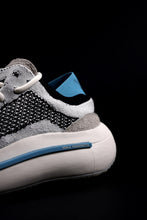 画像をギャラリービューアに読み込む, Y-3 Yohji Yamamoto QISAN KNIT SNEAKERS (Off White + Grey + Water Blue)