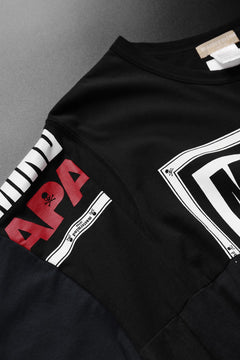 画像をギャラリービューアに読み込む, mastermind JAPAN x CHANGES exclusive ReBUILD T-SHIRT / OVERFIT (BLACK #B)