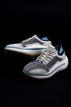 画像をギャラリービューアに読み込む, Y-3 Yohji Yamamoto QISAN KNIT SNEAKERS (Off White + Grey + Water Blue)