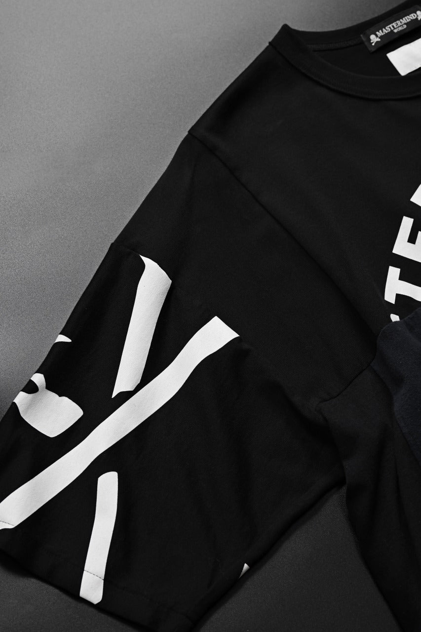 画像をギャラリービューアに読み込む, mastermind JAPAN x CHANGES exclusive ReBUILD T-SHIRT / OVERFIT (BLACK #C)