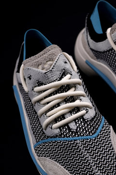 画像をギャラリービューアに読み込む, Y-3 Yohji Yamamoto QISAN KNIT SNEAKERS (Off White + Grey + Water Blue)