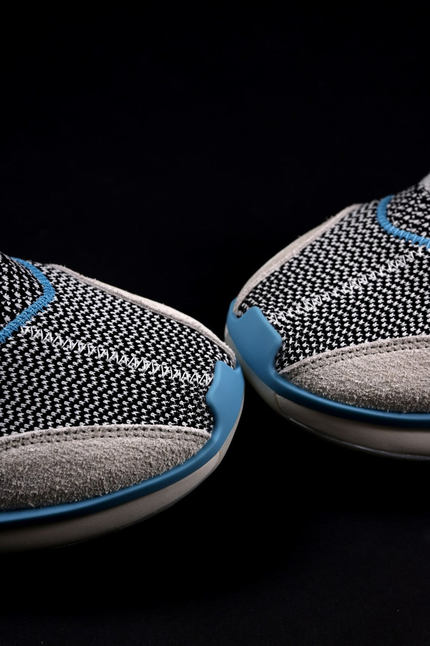 画像をギャラリービューアに読み込む, Y-3 Yohji Yamamoto QISAN KNIT SNEAKERS (Off White + Grey + Water Blue)