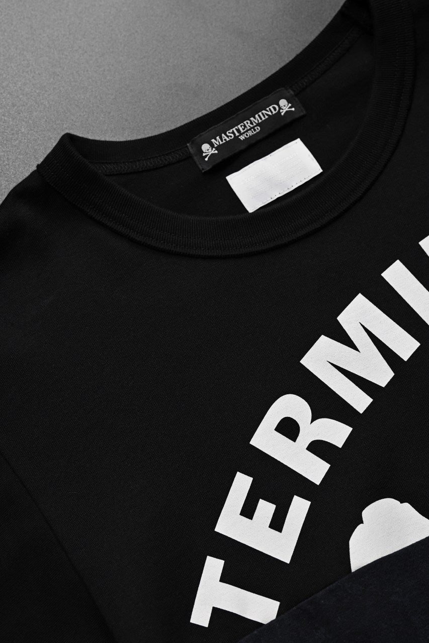 画像をギャラリービューアに読み込む, mastermind JAPAN x CHANGES exclusive ReBUILD T-SHIRT / OVERFIT (BLACK #C)