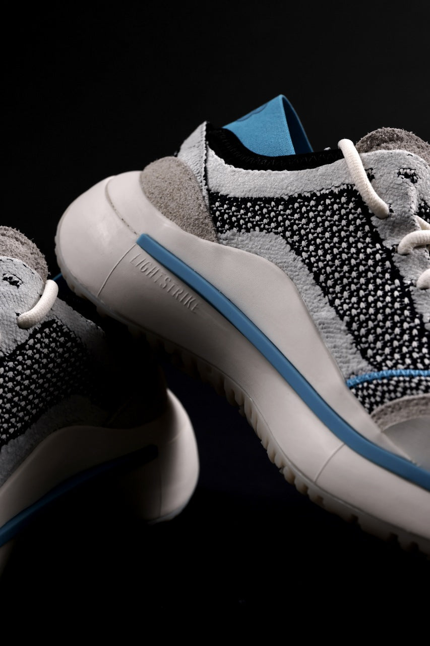 画像をギャラリービューアに読み込む, Y-3 Yohji Yamamoto QISAN KNIT SNEAKERS (Off White + Grey + Water Blue)
