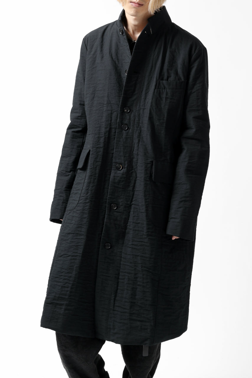 画像をギャラリービューアに読み込む, Aleksandr Manamis Double Benz Long Coat (BLACK)