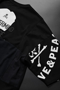画像をギャラリービューアに読み込む, mastermind JAPAN x CHANGES exclusive ReBUILD T-SHIRT / OVERFIT (BLACK #C)