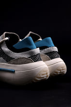 画像をギャラリービューアに読み込む, Y-3 Yohji Yamamoto QISAN KNIT SNEAKERS (Off White + Grey + Water Blue)