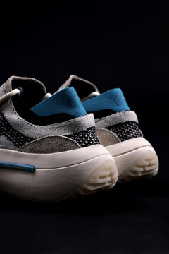 画像をギャラリービューアに読み込む, Y-3 Yohji Yamamoto QISAN KNIT SNEAKERS (Off White + Grey + Water Blue)