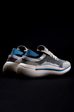 画像をギャラリービューアに読み込む, Y-3 Yohji Yamamoto QISAN KNIT SNEAKERS (Off White + Grey + Water Blue)