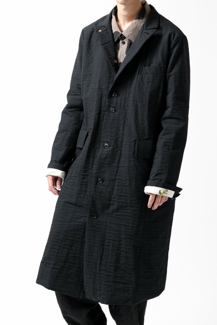画像をギャラリービューアに読み込む, Aleksandr Manamis Double Benz Long Coat (BLACK)