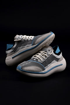 画像をギャラリービューアに読み込む, Y-3 Yohji Yamamoto QISAN KNIT SNEAKERS (Off White + Grey + Water Blue)