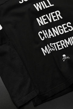 Load image into Gallery viewer, mastermind JAPAN x CHANGES exclusive SHORT SLEEVE TEE / REGULAR FIT (BLACK #CLASH)