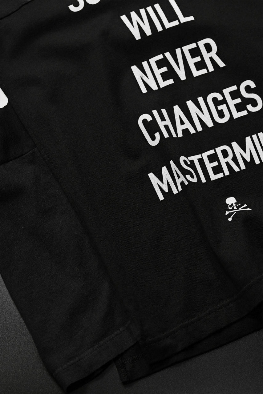 Load image into Gallery viewer, mastermind JAPAN x CHANGES exclusive SHORT SLEEVE TEE / REGULAR FIT (BLACK #CLASH)