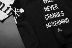 Load image into Gallery viewer, mastermind JAPAN x CHANGES exclusive SHORT SLEEVE TEE / REGULAR FIT (BLACK #CLASH)