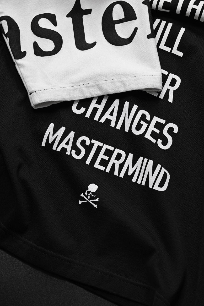 Load image into Gallery viewer, mastermind JAPAN x CHANGES exclusive SHORT SLEEVE TEE / REGULAR FIT (BLACK #CLASH)