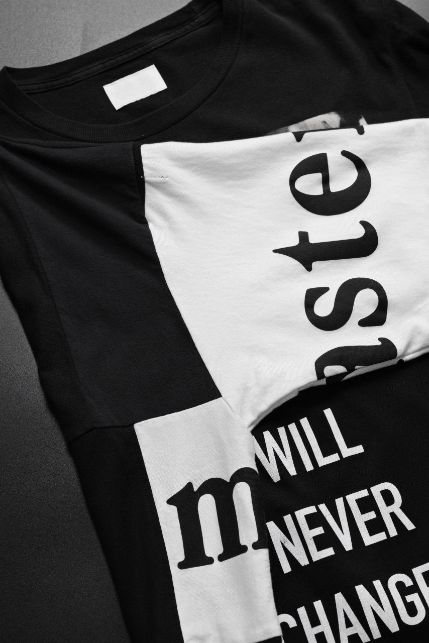 Load image into Gallery viewer, mastermind JAPAN x CHANGES exclusive SHORT SLEEVE TEE / REGULAR FIT (BLACK #CLASH)