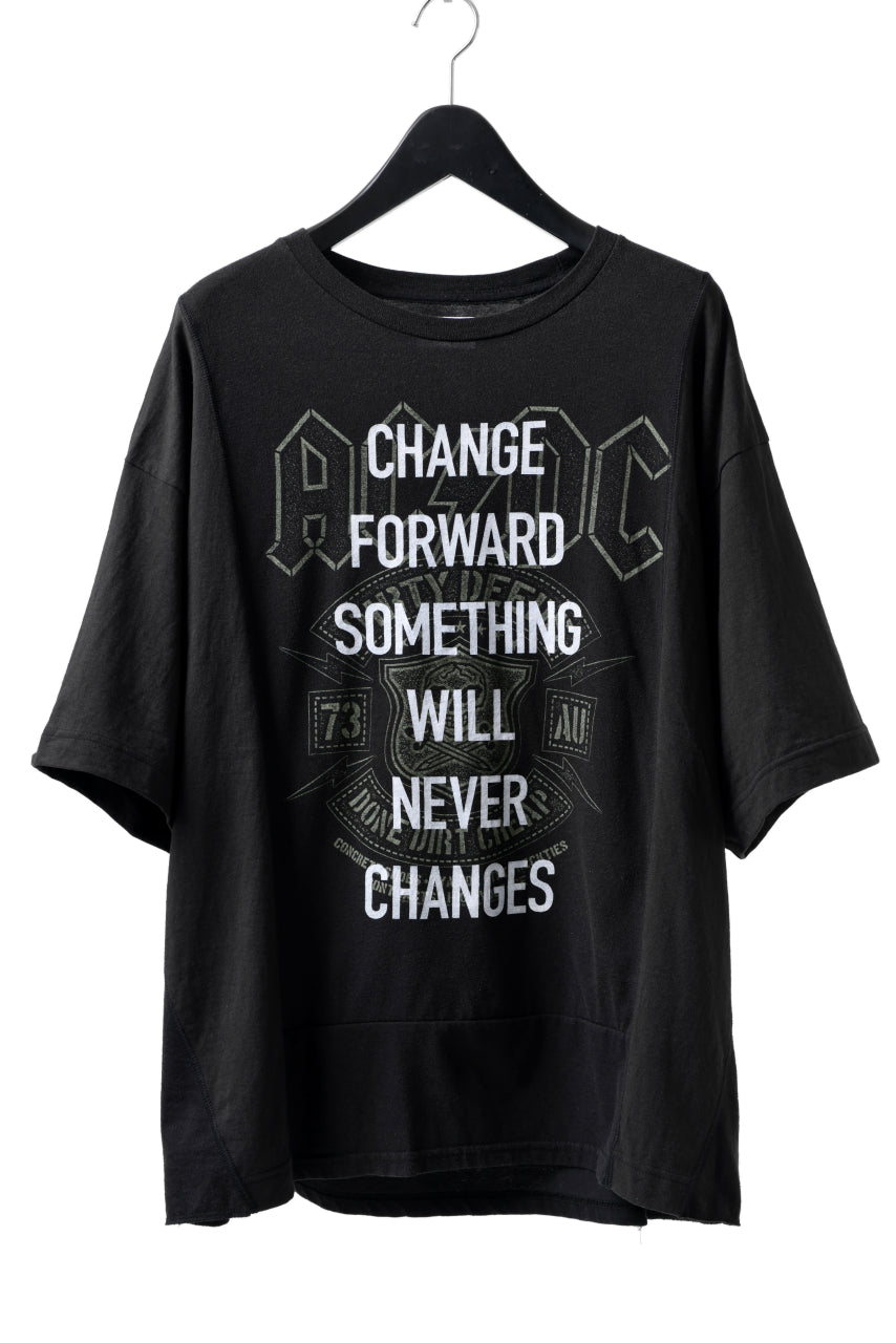 画像をギャラリービューアに読み込む, CHANGES VINTAGE REMAKE MULTI PANEL S-S TEE (BLACK #b)
