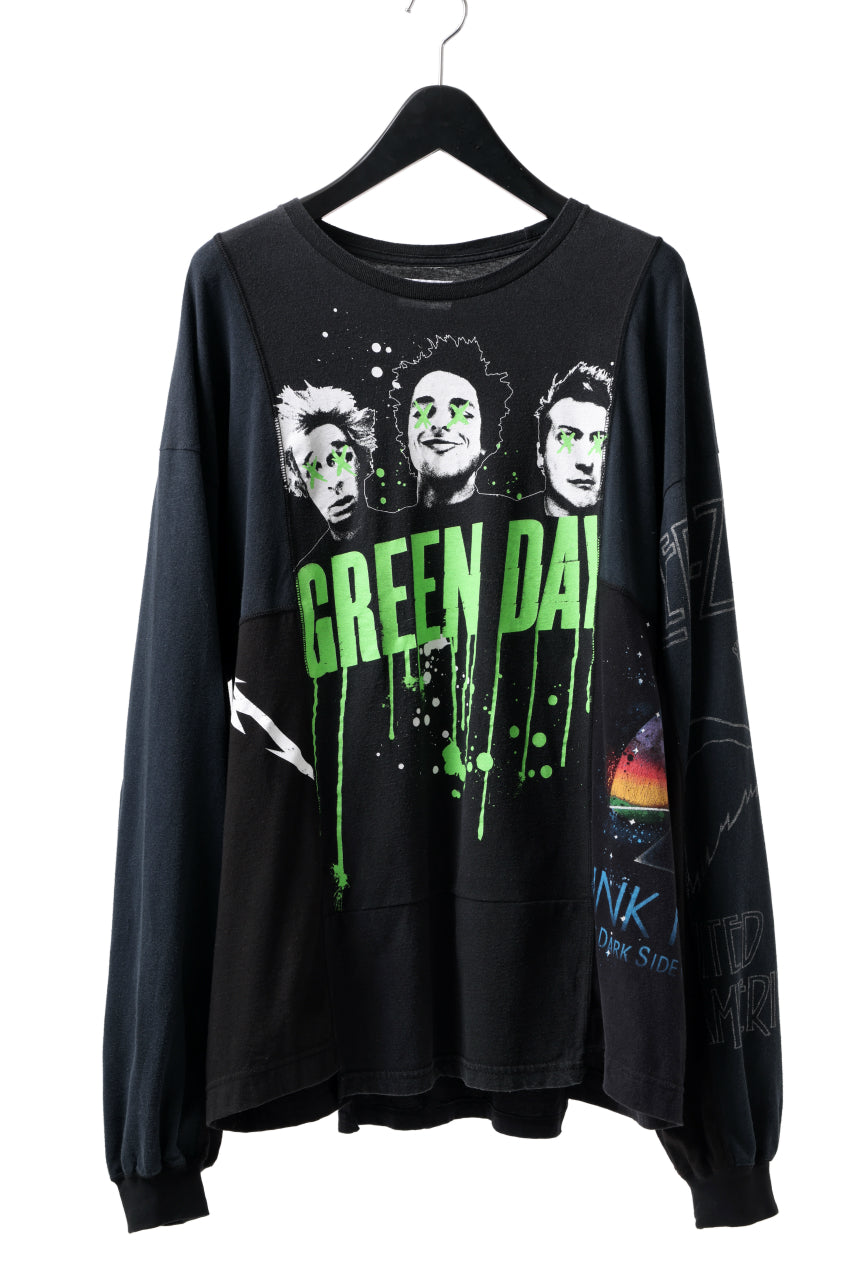 画像をギャラリービューアに読み込む, CHANGES VINTAGE REMAKE MULTI PANEL L-S TEE (BLACK #a)