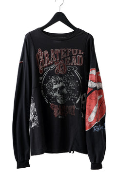 画像をギャラリービューアに読み込む, CHANGES VINTAGE REMAKE MULTI PANEL L-S TEE (BLACK #b)