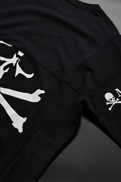 Load image into Gallery viewer, mastermind JAPAN x CHANGES exclusive SHORT SLEEVE TEE / REGULAR FIT (BLACK #NIRVANA-RED)