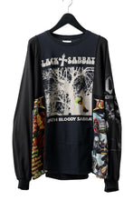 画像をギャラリービューアに読み込む, CHANGES VINTAGE REMAKE MULTI PANEL L-S TEE (BLACK #c)