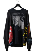 画像をギャラリービューアに読み込む, CHANGES VINTAGE REMAKE MULTI PANEL L-S TEE (BLACK #d)