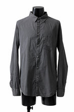 Load image into Gallery viewer, daub DYEING PLAIN SHIRT / ORGANIC COTTON (GREY)