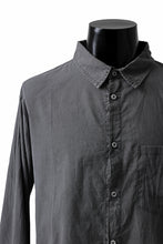 Load image into Gallery viewer, daub DYEING PLAIN SHIRT / ORGANIC COTTON (GREY)