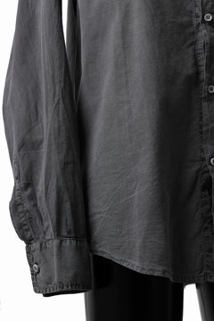 Load image into Gallery viewer, daub DYEING PLAIN SHIRT / ORGANIC COTTON (GREY)