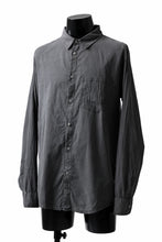 Load image into Gallery viewer, daub DYEING PLAIN SHIRT / ORGANIC COTTON (GREY)