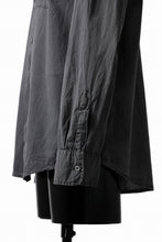 Load image into Gallery viewer, daub DYEING PLAIN SHIRT / ORGANIC COTTON (GREY)