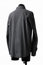 Load image into Gallery viewer, daub DYEING PLAIN SHIRT / ORGANIC COTTON (GREY)