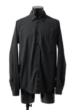 Load image into Gallery viewer, daub DYEING PLAIN SHIRT / ORGANIC COTTON (BLACK)