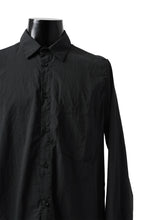 Load image into Gallery viewer, daub DYEING PLAIN SHIRT / ORGANIC COTTON (BLACK)