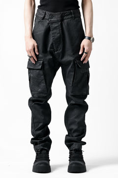 画像をギャラリービューアに読み込む, 11 BY BORIS BIDJAN SABERI CARGO POCKET PANTS / PIGMENT DYED "P21B-F-1481" (DARK BLUE)
