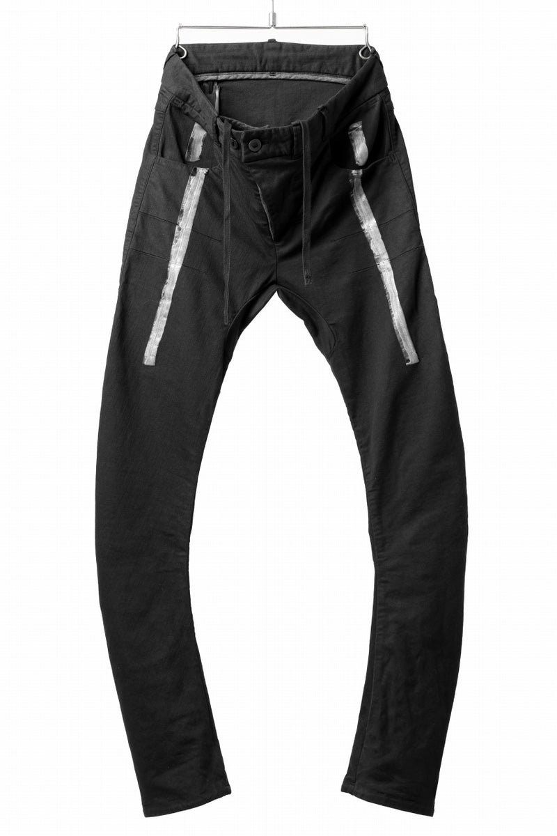 BORIS BIDJAN SABERI TIGHT FIT PANTS / OBJECT DYED & SEAM TAPED 