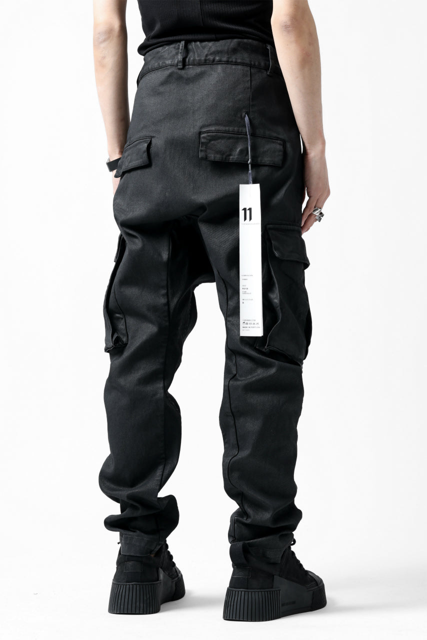 画像をギャラリービューアに読み込む, 11 BY BORIS BIDJAN SABERI CARGO POCKET PANTS / PIGMENT DYED "P21B-F-1481" (DARK BLUE)