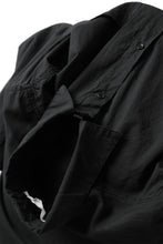 Load image into Gallery viewer, daub DYEING PLAIN SHIRT / ORGANIC COTTON (BLACK)