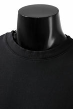 Load image into Gallery viewer, daub DYEING SWEAT PULLOVER / F.TERRY (BLACK)