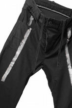 画像をギャラリービューアに読み込む, BORIS BIDJAN SABERI TIGHT FIT PANTS / OBJECT DYED &amp; SEAM TAPED &quot;P13.TF-FTS10001&quot; (BLACK)