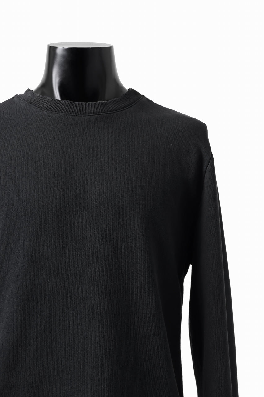 Load image into Gallery viewer, daub DYEING SWEAT PULLOVER / F.TERRY (BLACK)
