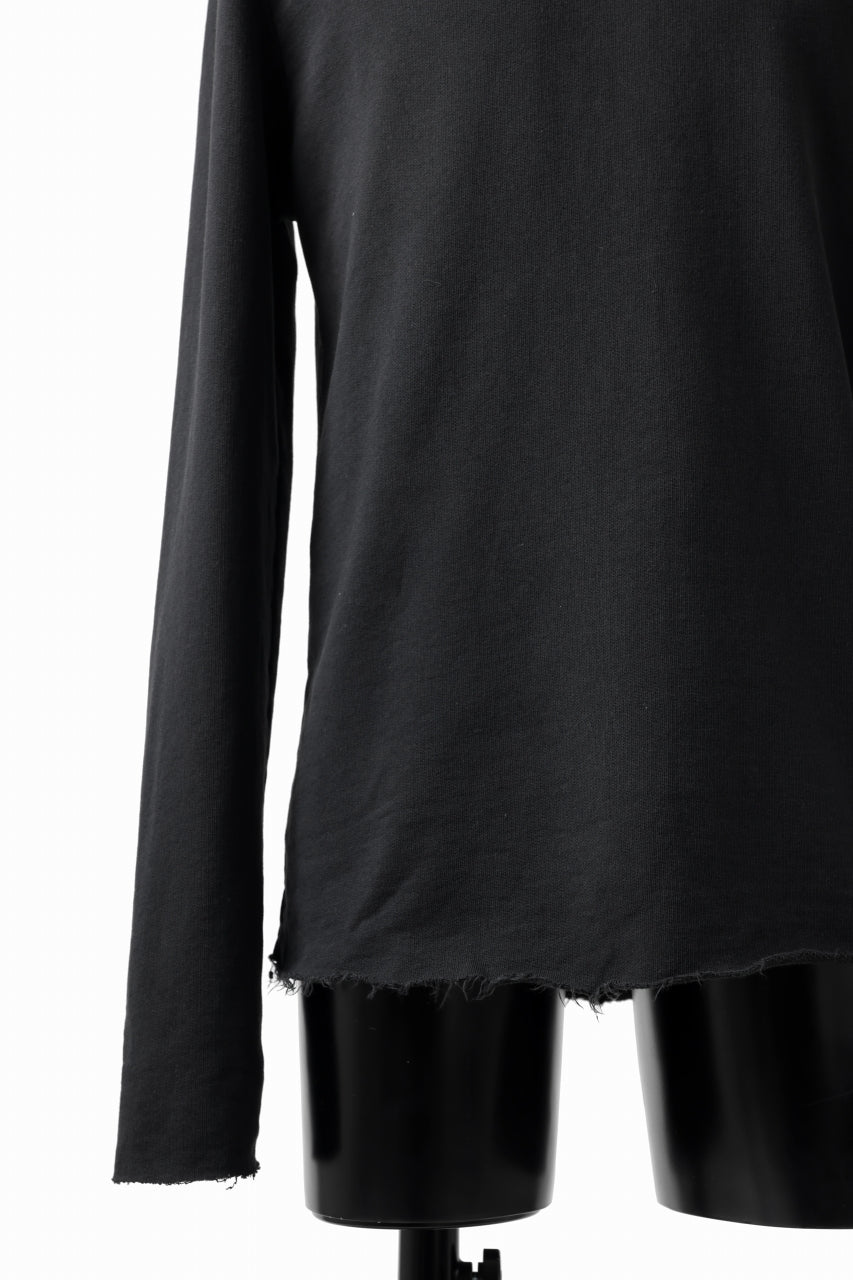 Load image into Gallery viewer, daub DYEING SWEAT PULLOVER / F.TERRY (BLACK)
