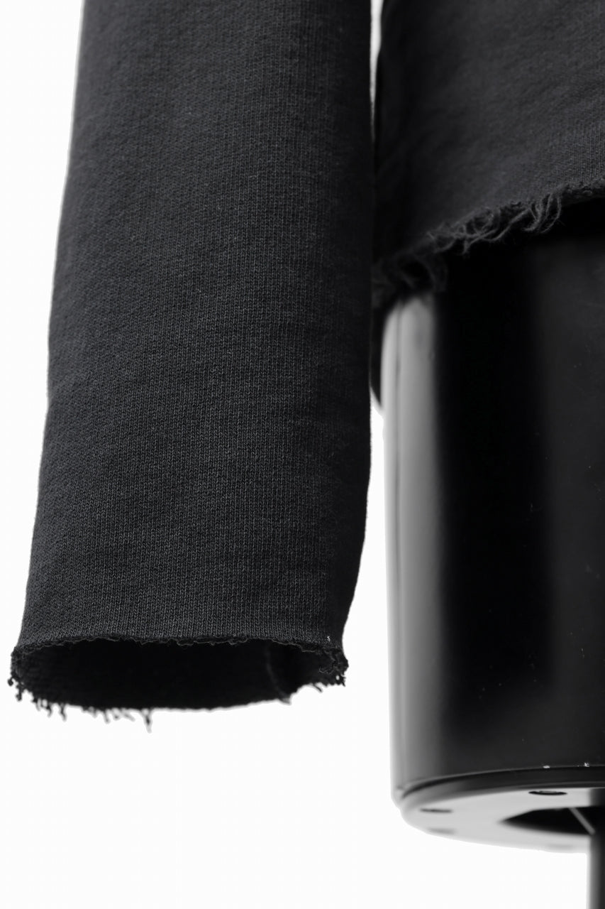 Load image into Gallery viewer, daub DYEING SWEAT PULLOVER / F.TERRY (BLACK)