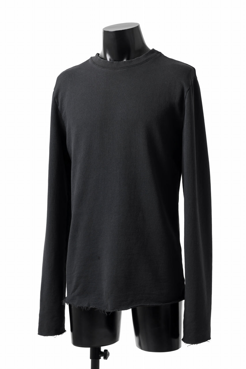 Load image into Gallery viewer, daub DYEING SWEAT PULLOVER / F.TERRY (BLACK)